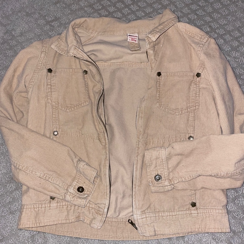 corduroy zip up